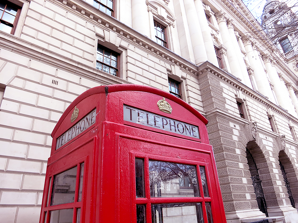 London rote Telefonzelle