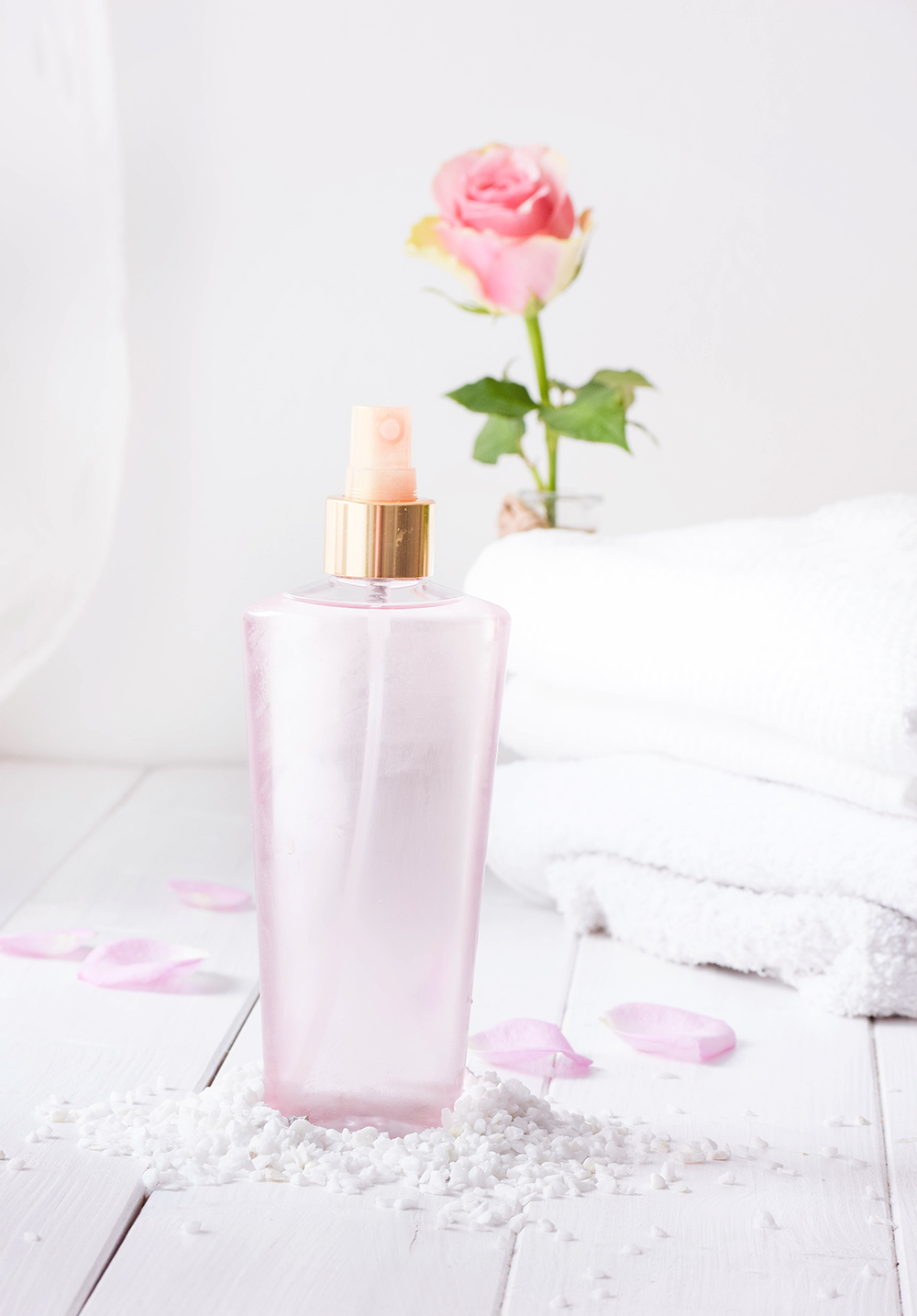 Rosenwasser Gesundheit und Hautpflege Body Spray selber herstellen