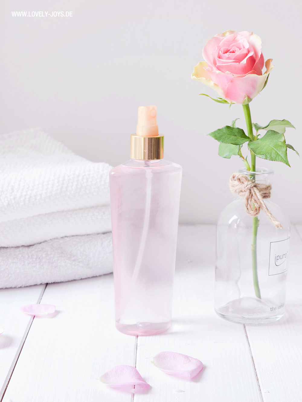 Rosenwasser Gesundheit und Hautpflege Body Spray selber herstellen