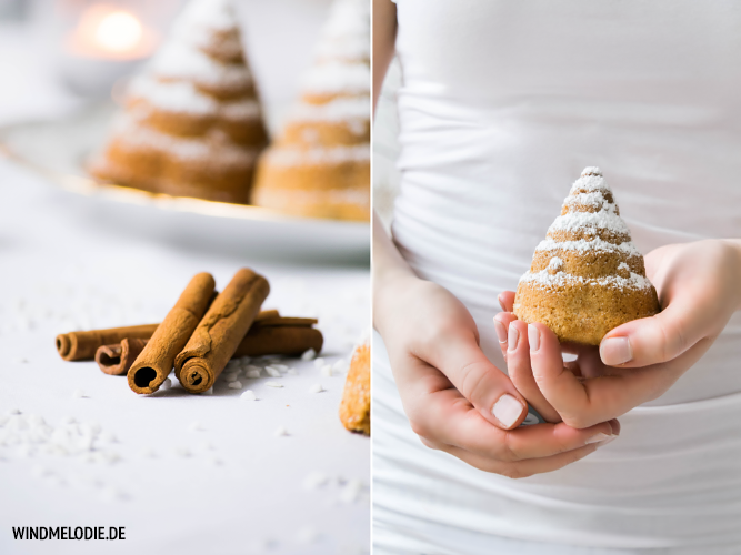 Tannenbaum Muffins Kuchen Weihnachten Rezept Zimt Rührteig