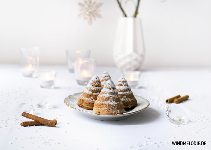 Tannenbaum Muffins Kuchen Weihnachten Rezept Zimt Rührteig