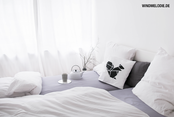 Schlafzimmer weiß skandinavisch minimalistisch