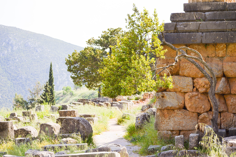 Ruinen Delphi Griechenland