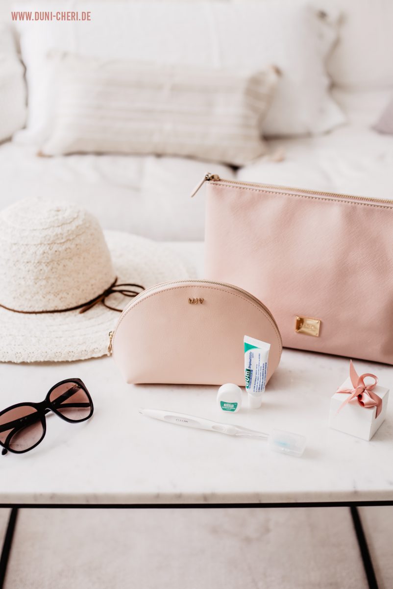 gum travelkit rosa kosmetik tasche