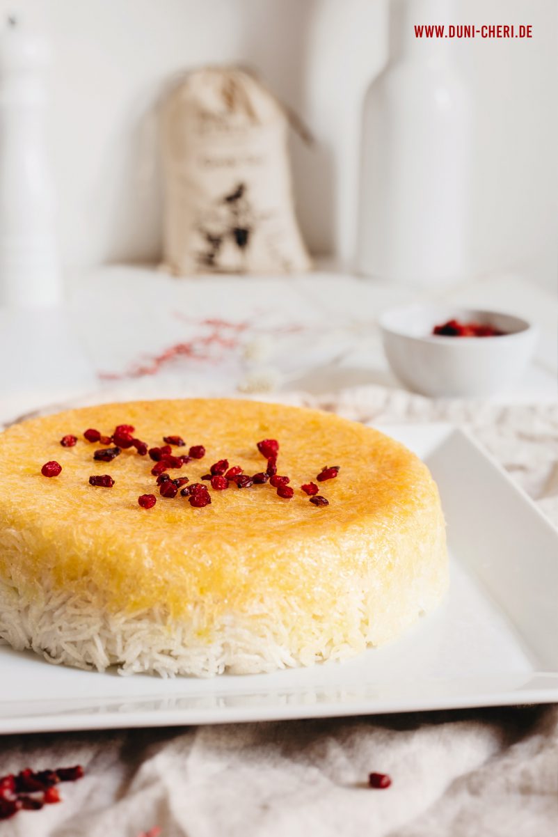reis tadig tahdig rezept reiskuchen