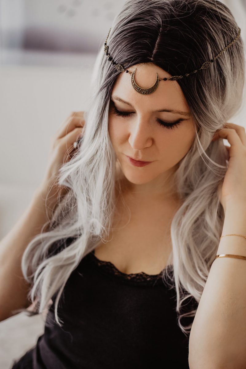 halloween verkleidung damen hexe dunkel elfe