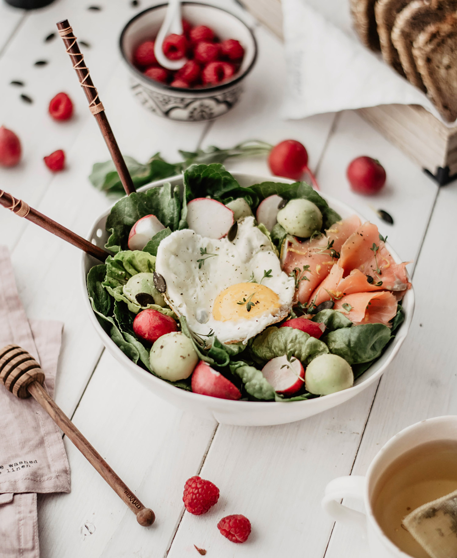 Süße Rezeptidee Herzhafte Brunch Bowl zum Muttertag