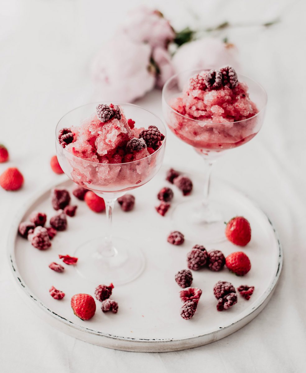 Frosé Drink mit Himbeeren ♥