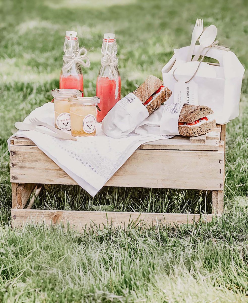 Weinkisten Picknick