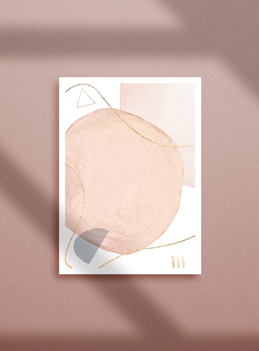 aquarell abstrakt poster