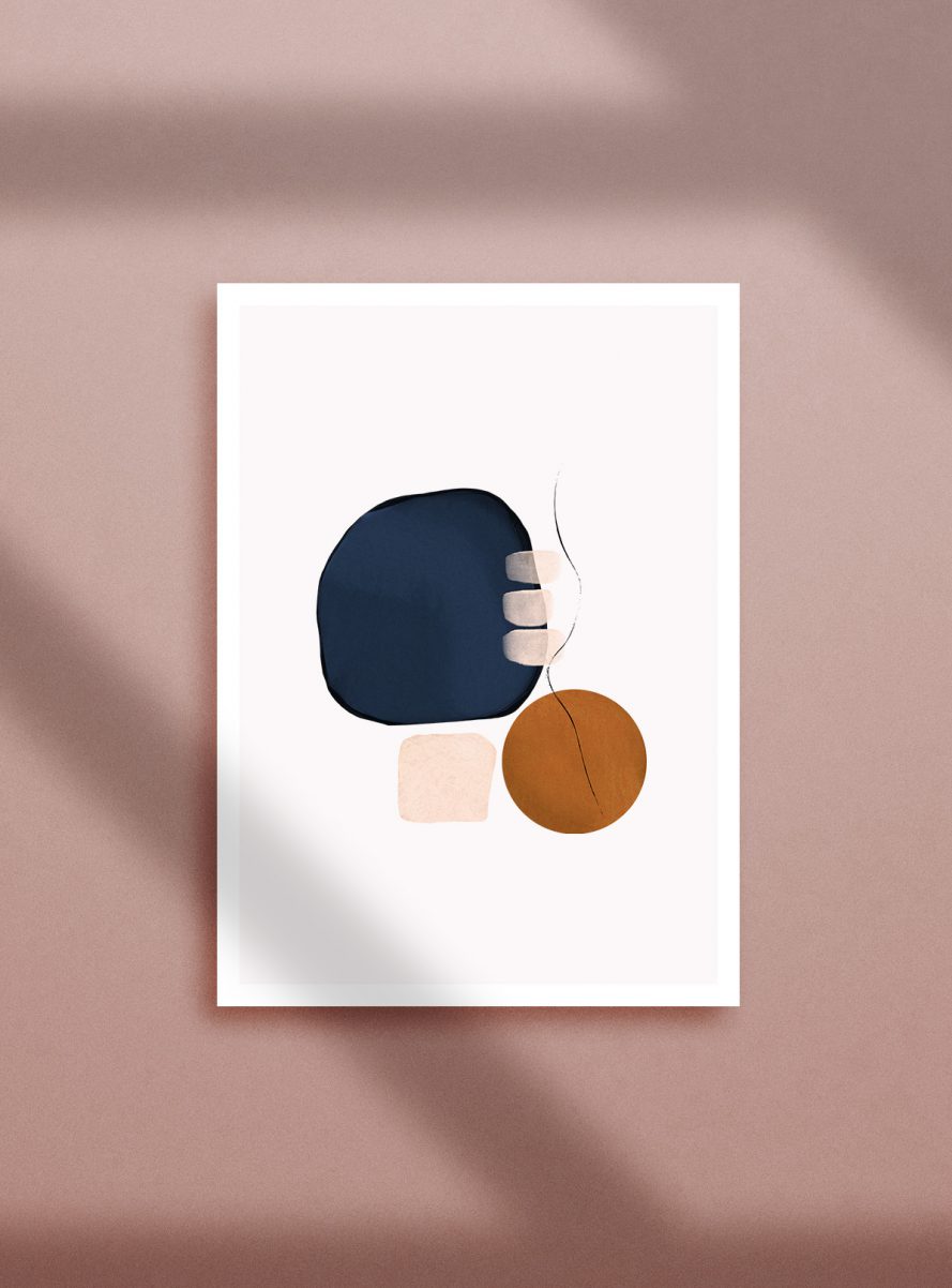 aquarell abstrakt poster