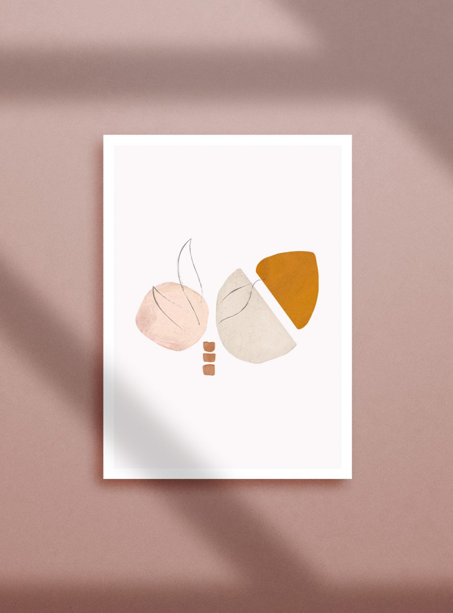 aquarell abstrakt poster