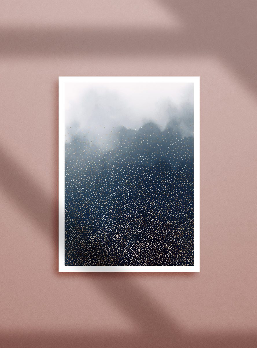 aquarell abstrakt poster