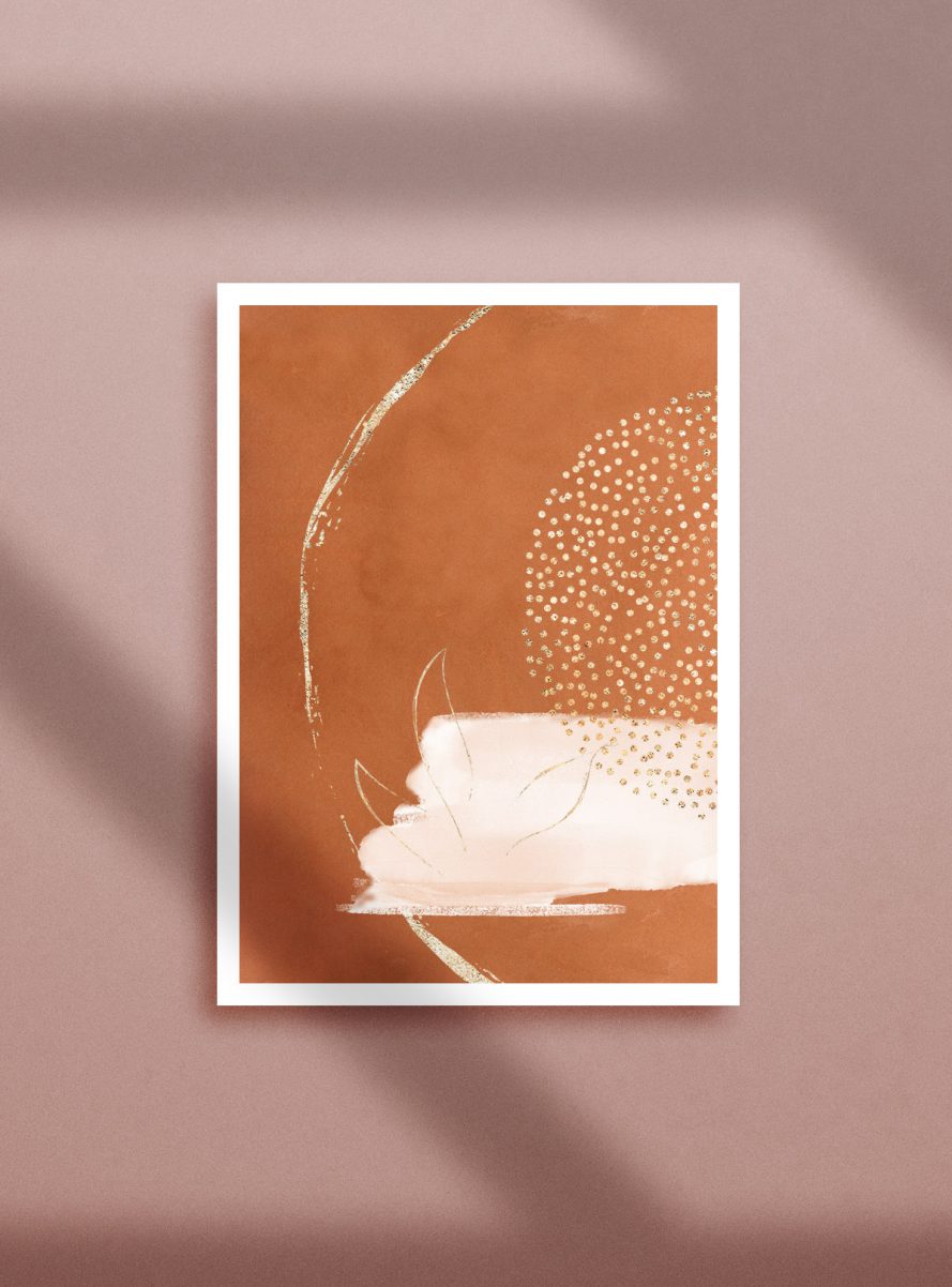 aquarell abstrakt poster
