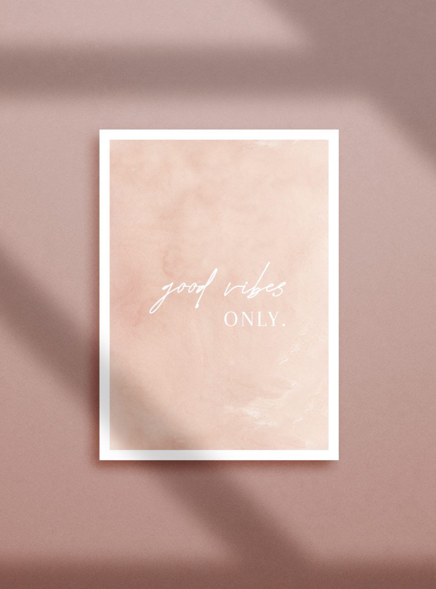 aquarell abstrakt poster zitat