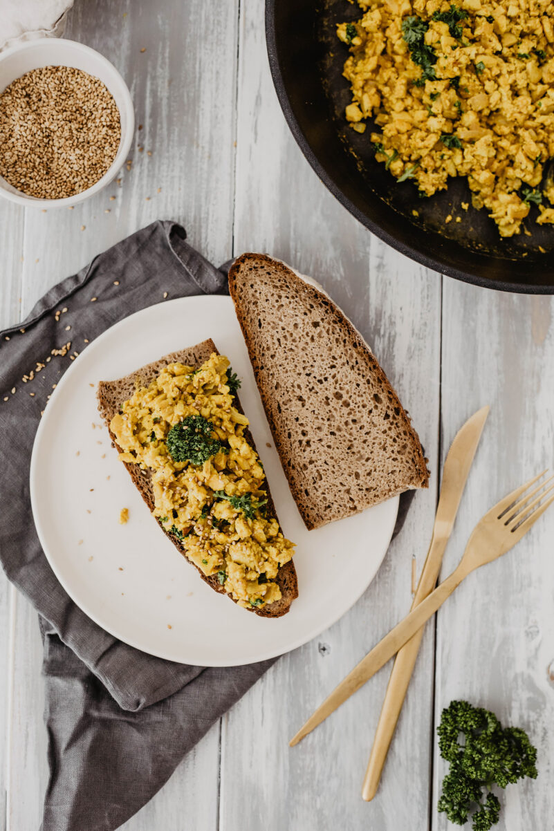 vegan rührei tofu rezept
