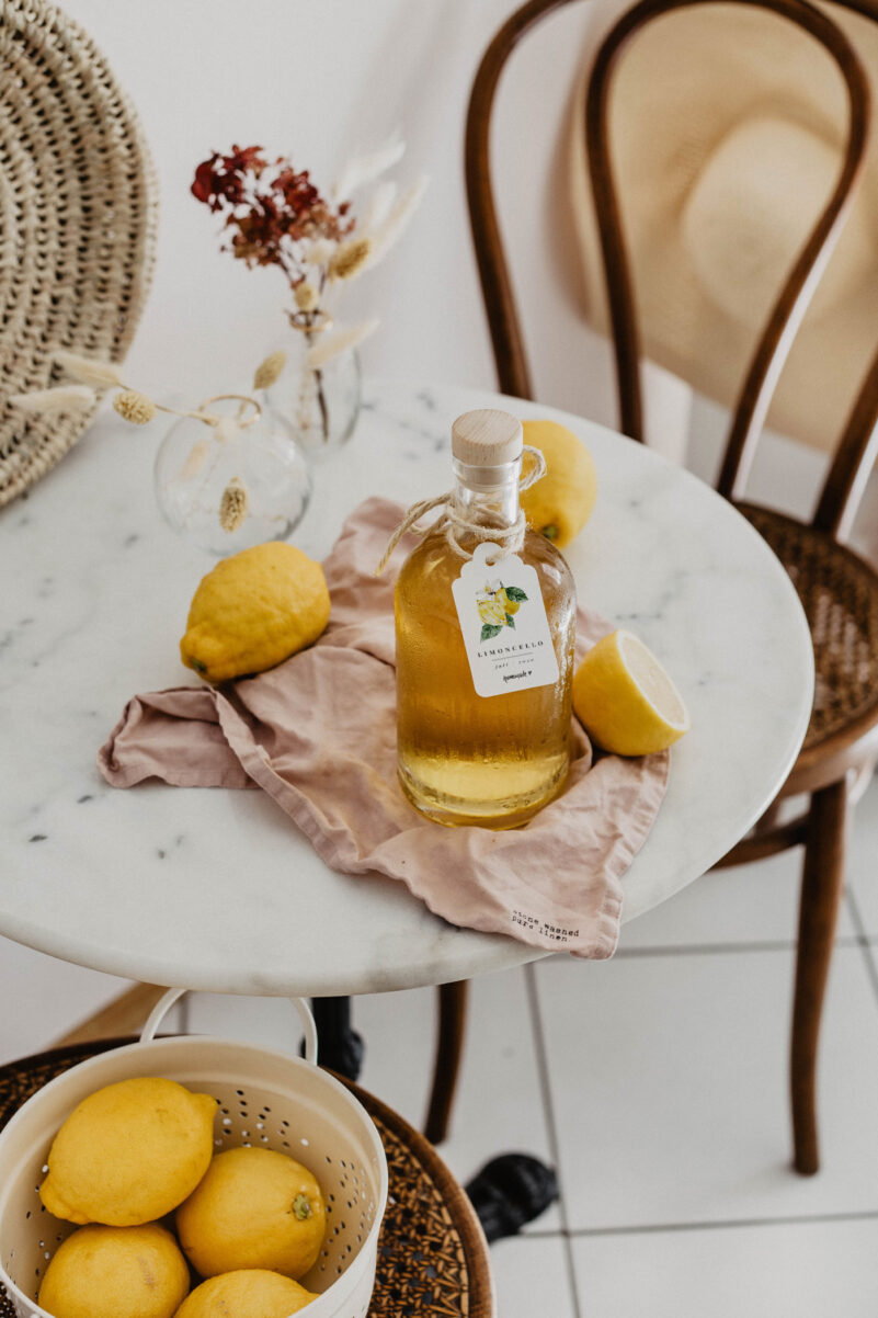 zitronen limoncello rezept