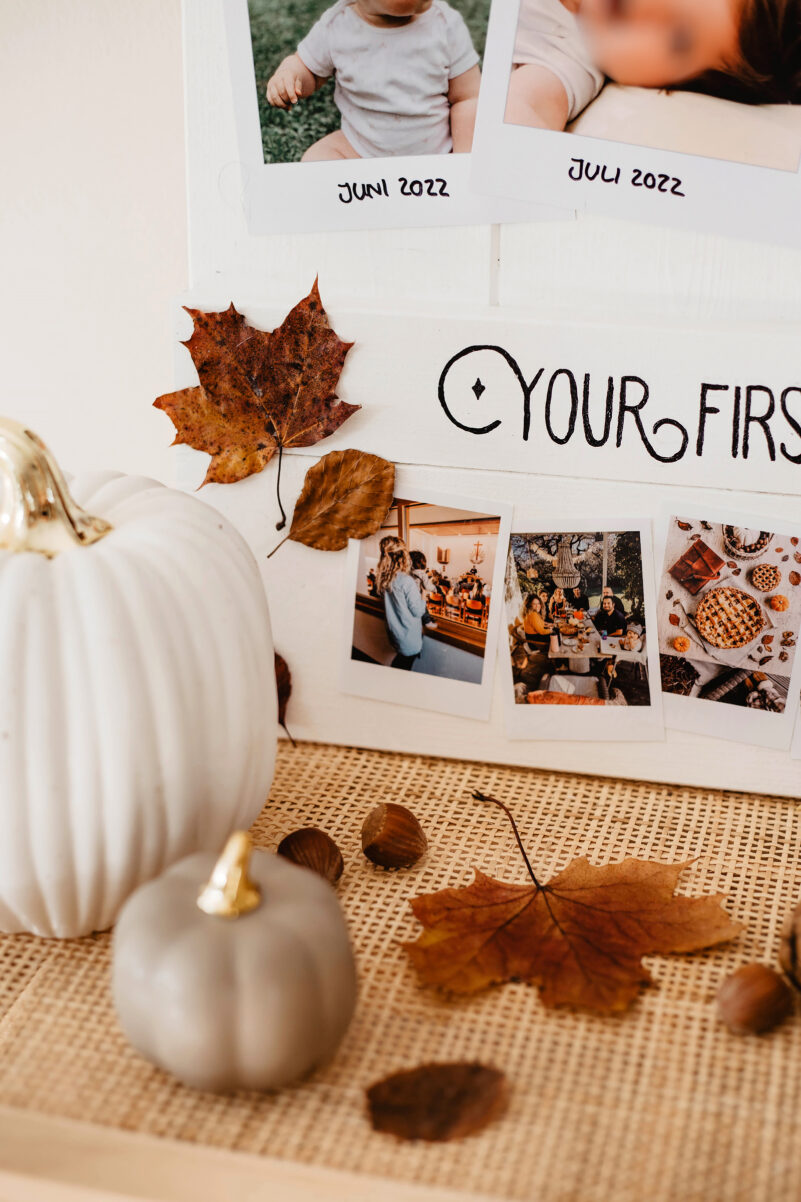 diy herbst idee basteln kind blätter