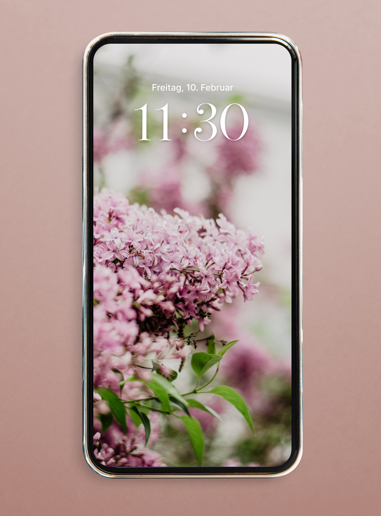 blumen flower flieder pink wallpaper iphone hd 1