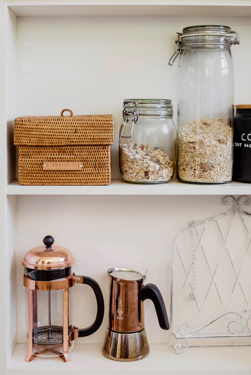 küche deko boho rezept box