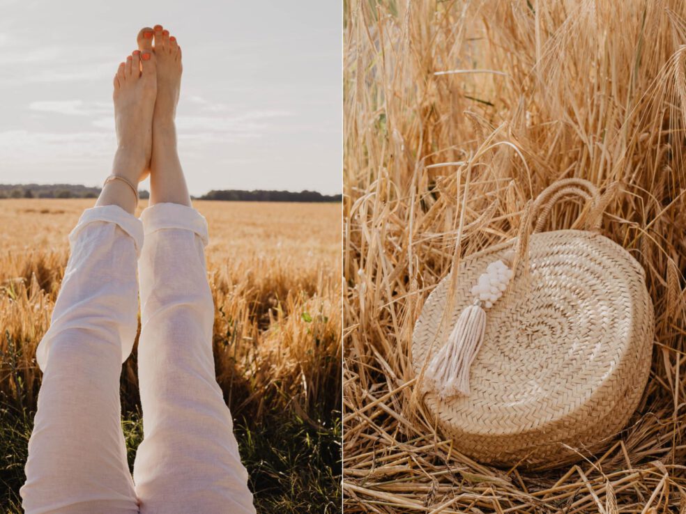 sommer fotografie leinen hose