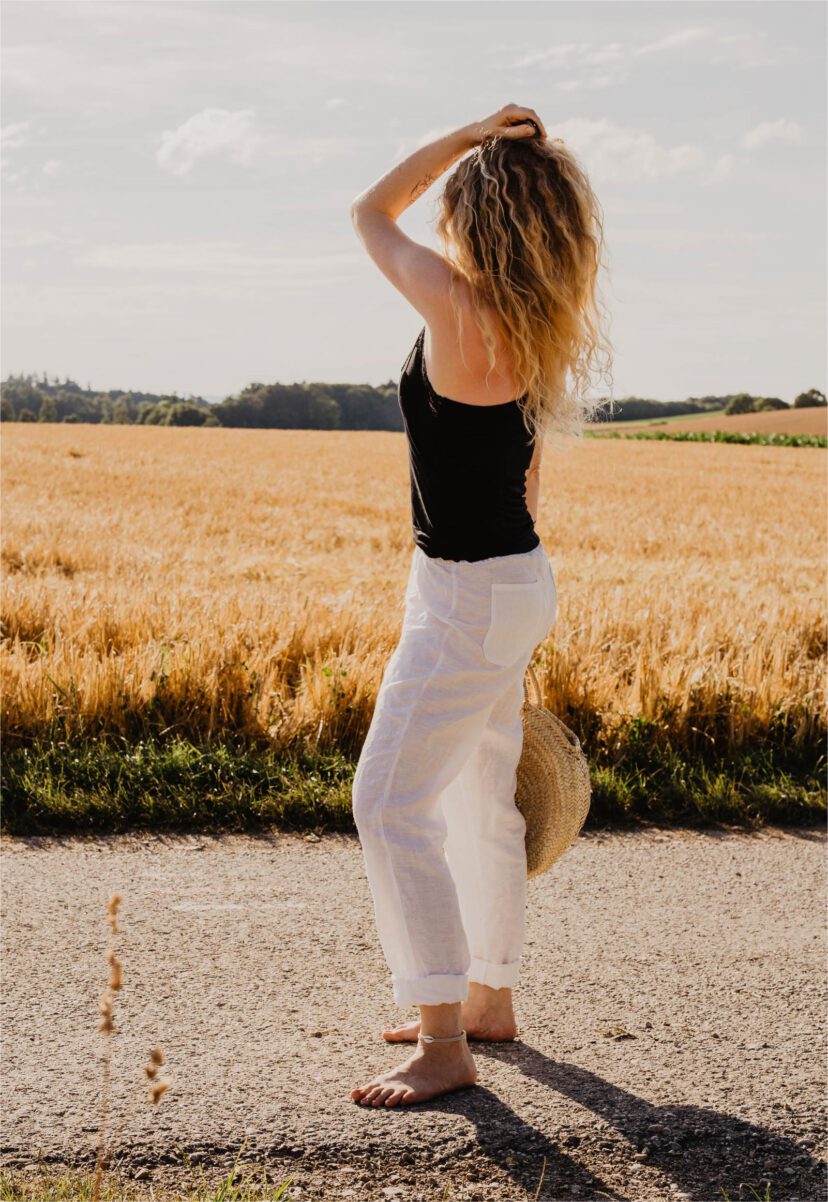 sommer leinen hose selber naehen diy anleitung