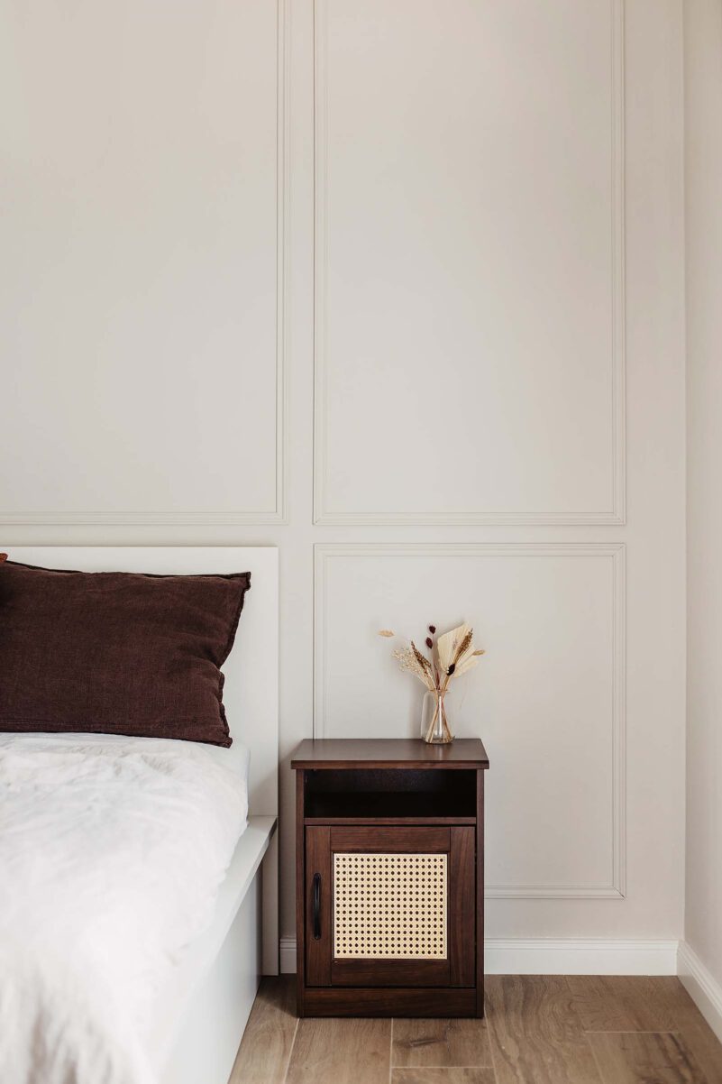 diy wandvertäfelung selber bauen anleitung schlafzimmer