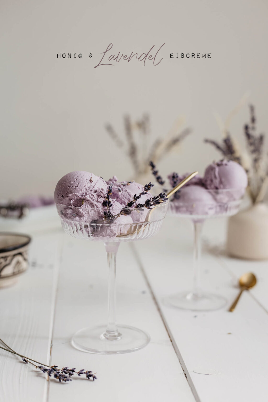 Lavendel Honig Eis Rezept ♥ á la Meryl Streep von It&amp;#39;s complicated