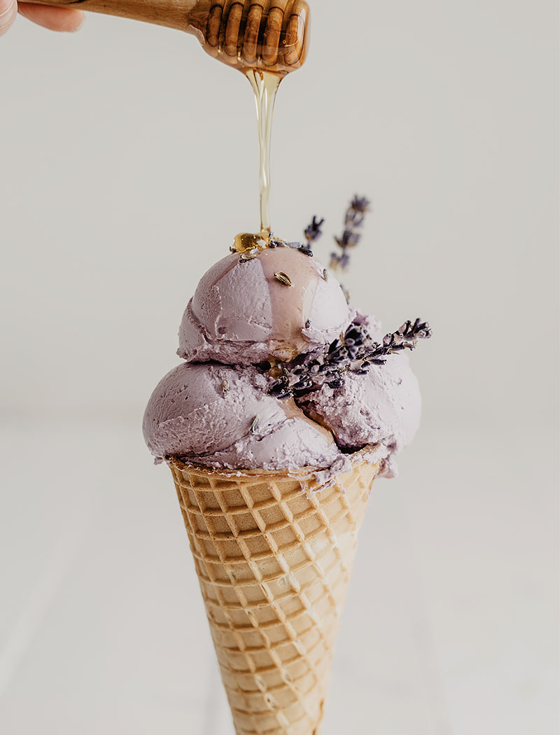 lavendel honig eis rezept