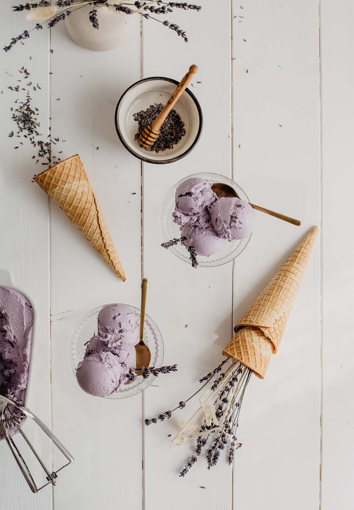 Lavendel Honig Eis Rezept ♥ á la Meryl Streep von It&amp;#39;s complicated