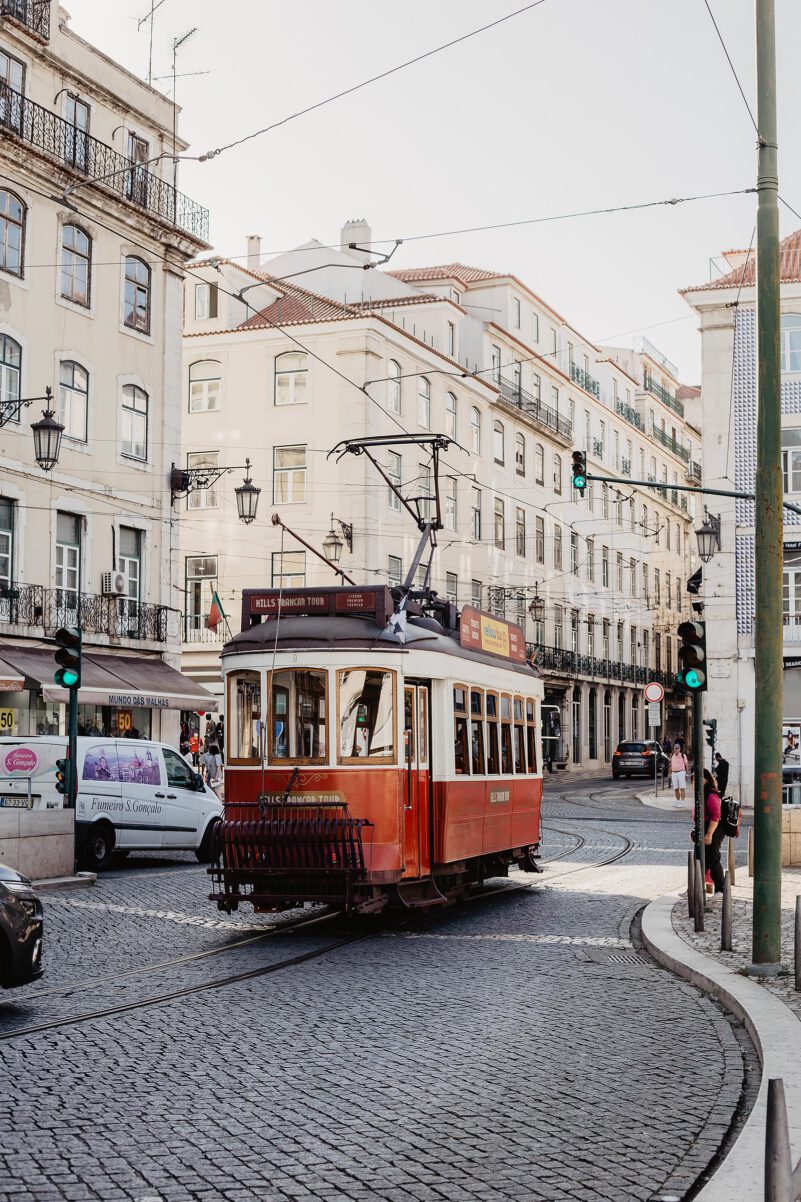 lissabon strassenbahn stadt