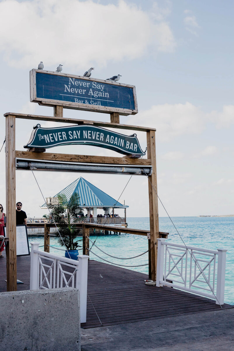 bahamas never say never agin bar