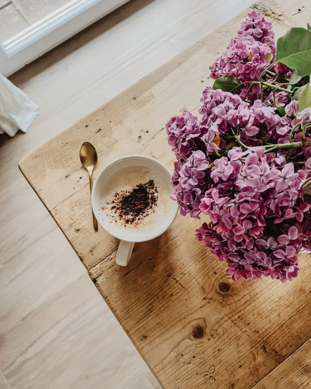 Slow mornings, hot coffee, weekend vibes - happy me ☕️☀️🪻 Habt ein schönes Wochenende ihr Schmubis 🤍

#coffee #coffeedaily #coffeeislife #coffeeandseasons #coffeeholic #coffeeandflowers #cottage #cottagecoreaesthetic #cozy #aesthetic #flowers